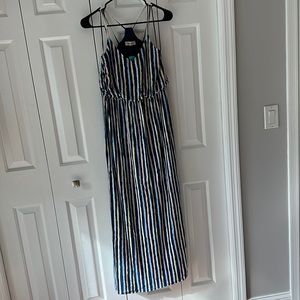 NWT Multicolor striped maxi dress